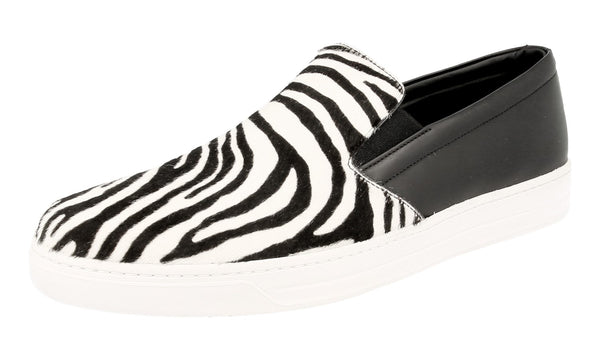 Prada Men's 4D2733 3AYW F0QO3 Leather Sneaker