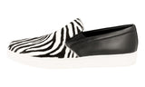 Prada Men's White Leather Loafers 4D2733