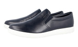 Prada Men's Blue Leather Slip-on Sneaker 4D2776