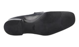 Prada Men's Black Leather Logo Business Shoes 4D2793