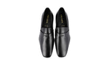Prada Men's Black Leather Penny Loafer Business Shoes 4D2793