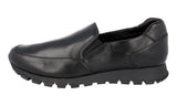 Prada Men's Black Leather Slip-on Prax Sneaker 4D2805