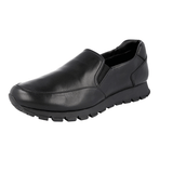 Prada Men's Black Leather Slip-on Prax Sneaker 4D2805