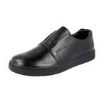 Prada Men's Black Leather Slip-on Sneaker 4D2870