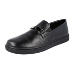 Prada Men's Black Leather Sneaker 4D2906