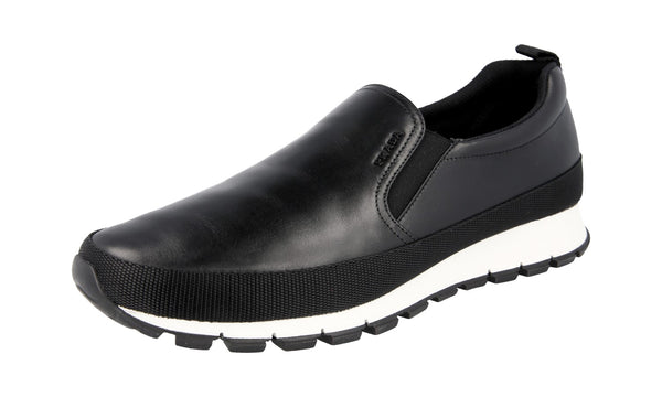 Prada Men's 4D2991 3O9U F0002B Leather Sneaker