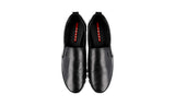 Prada Men's Black Leather Slip-on Sneaker 4D2991