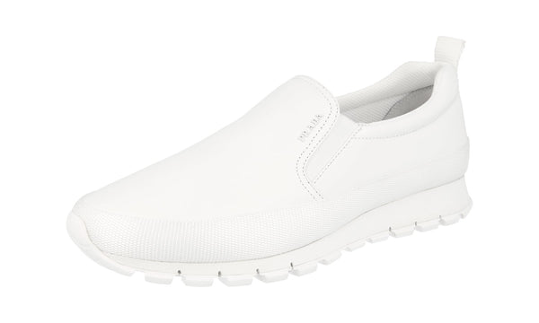 Prada Men's 4D2991 3O9U F0009 Leather Sneaker