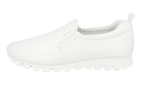 Prada Men's White Leather Prax Slip-on Sneaker 4D2991