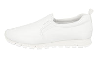 Prada Men's White Leather Matchrace Sneaker 4D2991