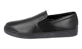 Prada Men's Black Leather Sneaker 4D2995