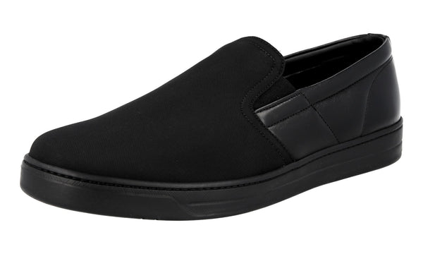 Prada Men's 4D3010 3H82 F0002 Leather Sneaker