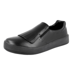 Prada Men's Black Leather Dress Shoe X Slip-on Kiltie Loafer Sneaker 4D3025