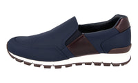 Prada Men's Blue Slip-on Sneaker 4D3155