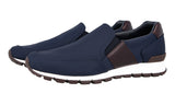 Prada Men's Blue Leather Prax Slip-on Sneaker 4D3155