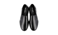 Prada Men's Black Leather Slip-on Sneaker 4D3168