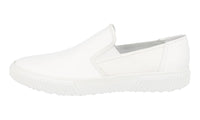 Prada Men's White Leather Stratus Slip-on Sneaker 4D3168
