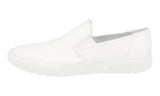 Prada Men's White Leather Stratus Slip-on Sneaker 4D3168