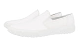 Prada Men's White Leather Stratus Slip-on Sneaker 4D3168