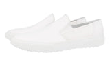 Prada Men's White Leather Slip-on Sneaker 4D3168