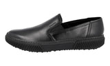 Prada Men's Black Leather Stratus Slip-on Sneaker 4D3168