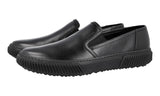 Prada Men's Black Leather Stratus Slip-on Sneaker 4D3168