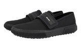 Prada Men's Black Leather Stratus Slip-on Sneaker 4D3349