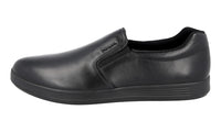 Prada Men's Black Leather Slip-on Sneaker 4D3378