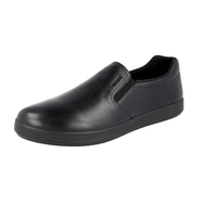 Prada Men's Black Leather Slip-on Sneaker 4D3378