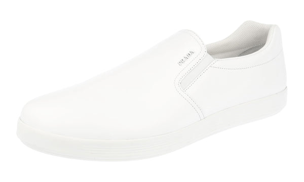 Prada Men's 4D3378 3O8O F0009 Leather Sneaker