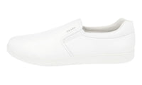 Prada Men's White Leather Slip-on Sneaker 4D3378