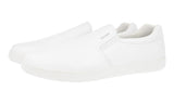 Prada Men's White Leather Slip-on Sneaker 4D3378