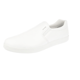 Prada Men's White Leather Slip-on Sneaker 4D3378