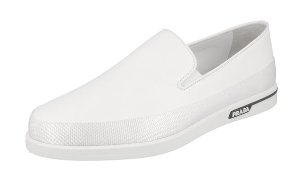 Prada Men's 4D3414 6DT F0009 Leather Sneaker