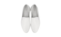 Prada Men's White Leather Slip-on Sneaker 4D3414