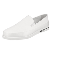 Prada Men's White Leather Slip-on Sneaker 4D3414