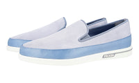 Prada Men's Blue Leather St.tropez Sneaker 4D3434