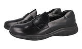 Prada Men's Black Leather Toblach New Americas Cup Sole Sneaker 4D3446