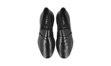 Prada Men's Black Leather Toblach New Americas Cup Sole Sneaker 4D3446