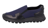 Prada Men's Blue Leather Prax Slip-on Sneaker 4D3480