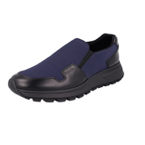 Prada Men's Blue Leather Prax Slip-on Sneaker 4D3480