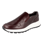 Prada Men's Red Leather Prax Slip-on Sneaker 4D3480