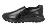 Prada Men's Black Brushed Spazzolato Leather Prax01 Sneaker 4D3516