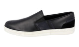 Prada Men's Black Leather Slip-on Sneaker 4D3523
