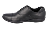 Prada Men's Black Leather Sneaker 4E0770