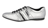 Prada Men's Silver Leather Sneaker 4E1807