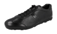 Prada Men's 4E1965 LOJ F0002 Leather Sneaker