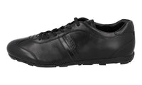 Prada Men's Black Leather Monte Carlo Sneaker 4E1965