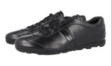 Prada Men's Black Leather Monte Carlo Sneaker 4E1965