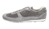 Prada Men's Grey Leather Monte Carlo Sneaker 4E2020